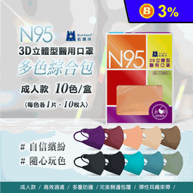 N95立體型成人醫用口罩
