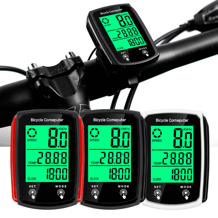 自行車夜光測速器 腳踏車測速碼錶 三色可選