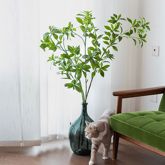 居家擺飾室內裝飾樹葉裝飾仿真馬醉木80cm