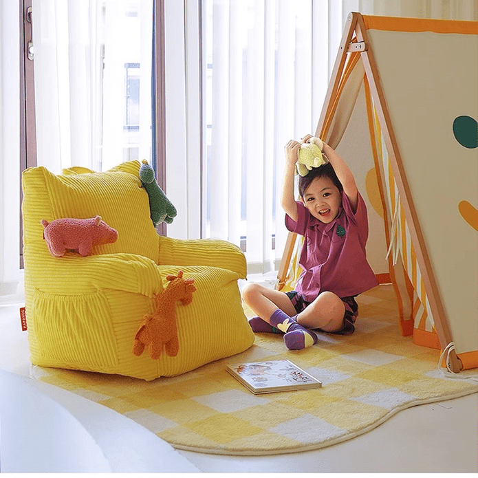 【PAPAHUG】可愛造型柔軟親膚雪花絨防滑寶寶爬行地墊 兒童地毯 多尺寸可選