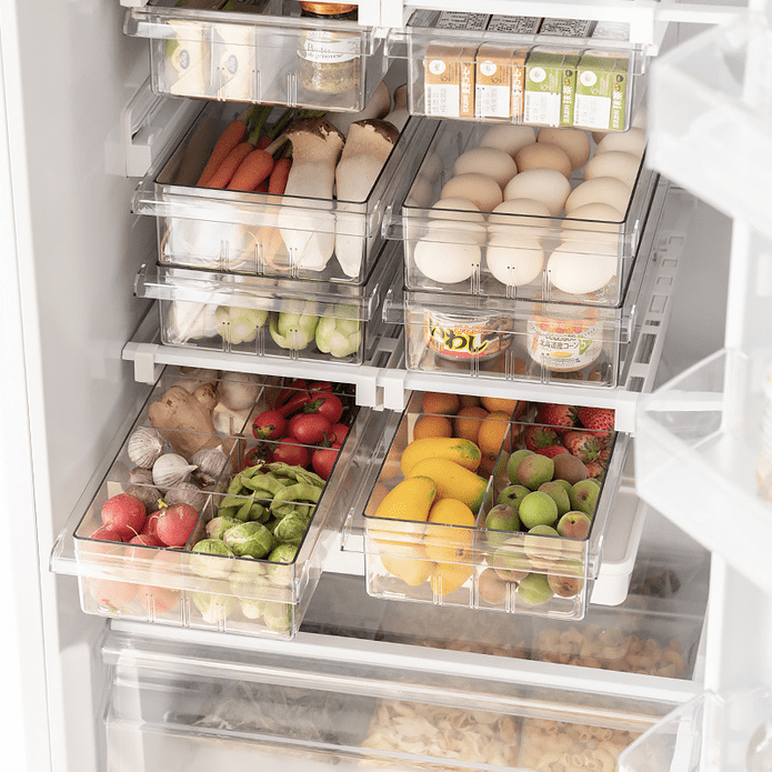 冰箱抽屜式雞蛋透明收納盒 冰箱蔬果收納盒