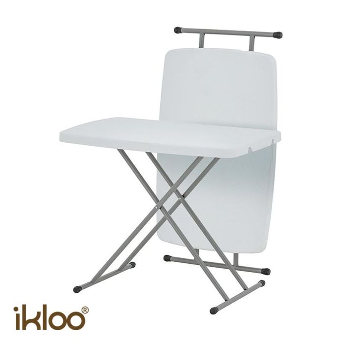 【ikloo】簡易可調式升降桌摺疊桌 三段調整 室內外兩用 工作桌 學習桌