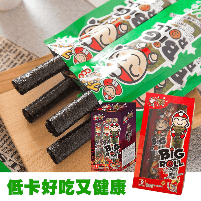 【泰國小老闆】海苔棒棒捲(9支裝/盒) 原味／辣香味／BBQ風味
