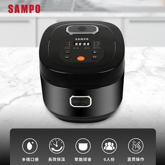 【SAMPO 聲寶】6人份微電腦電子鍋(KS-KG10Q)