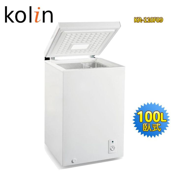 【Kolin 歌林】100公升臥式冷凍櫃KR-110F09 含拆箱定位+舊機回收