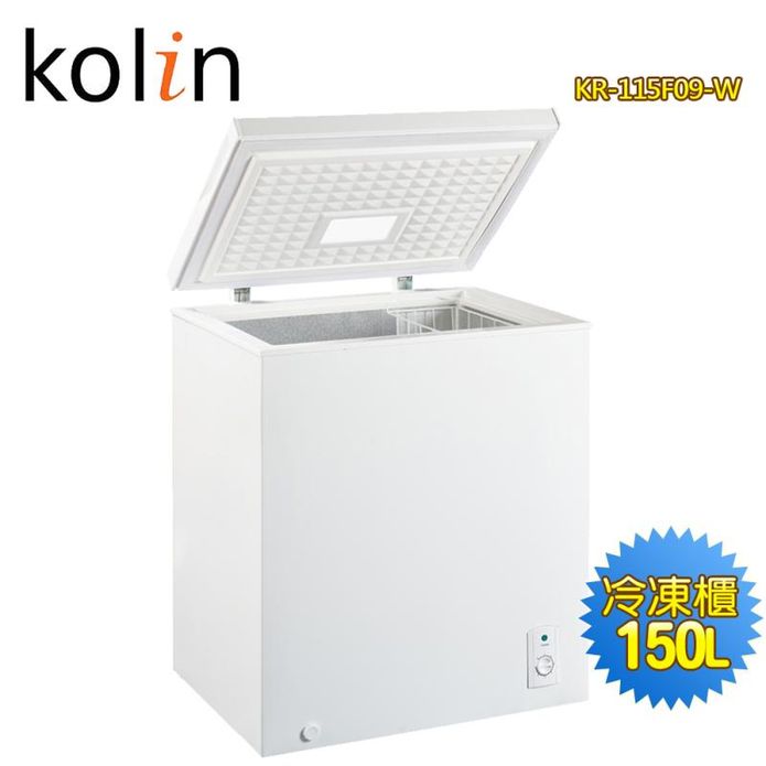 【Kolin 歌林】150公升臥式冷凍櫃KR-115F09 含拆箱定位+舊機回收