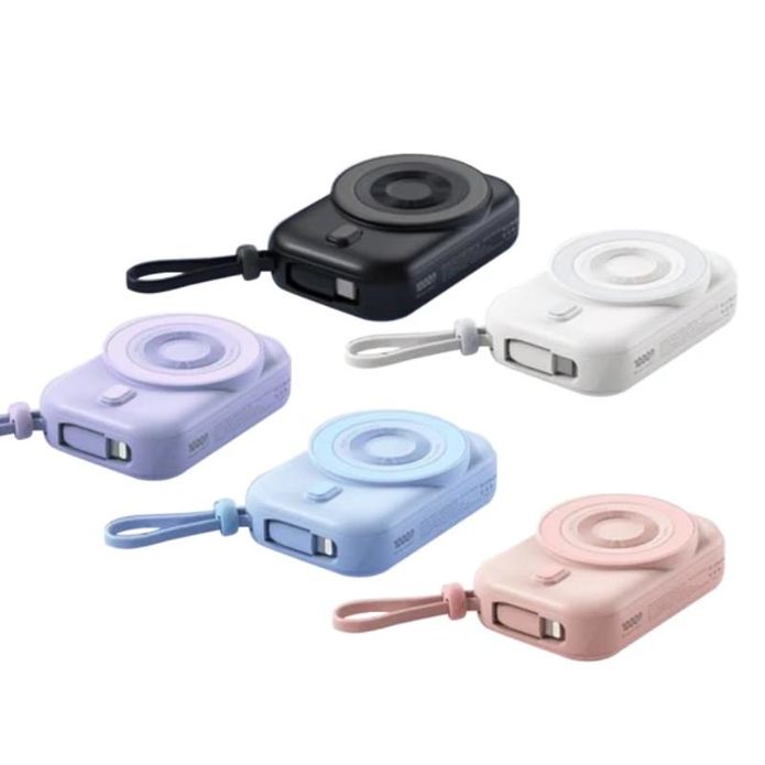 【HANG】PDC 10000mAh 20W 無線磁吸快充 自帶線行動電源 五色