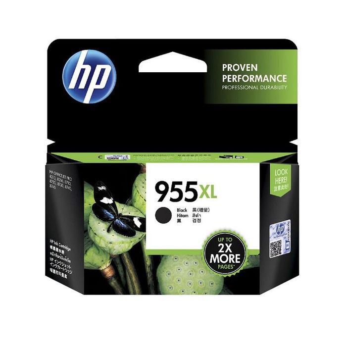 【HP】955XL 高印量黑色原廠墨水匣(適用7740 8730)