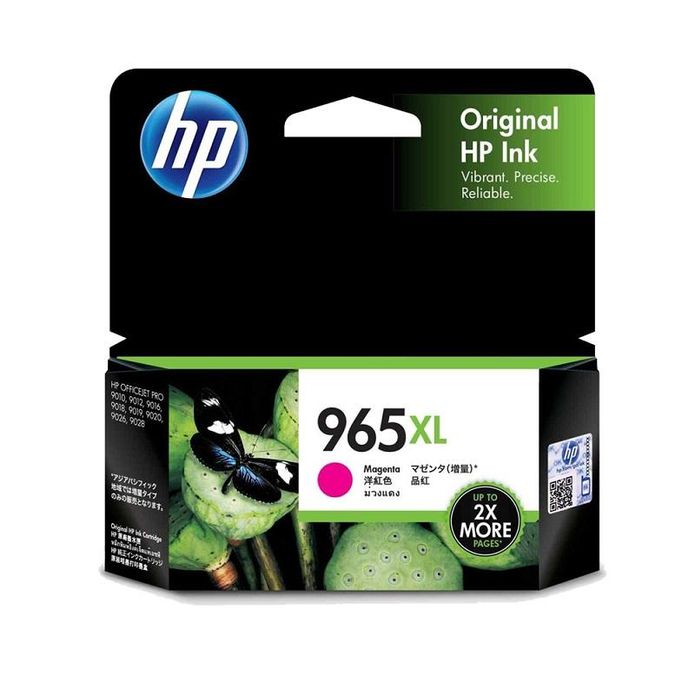 【HP】965XL 高列印量洋紅色原廠墨水匣(適用9010 9020)