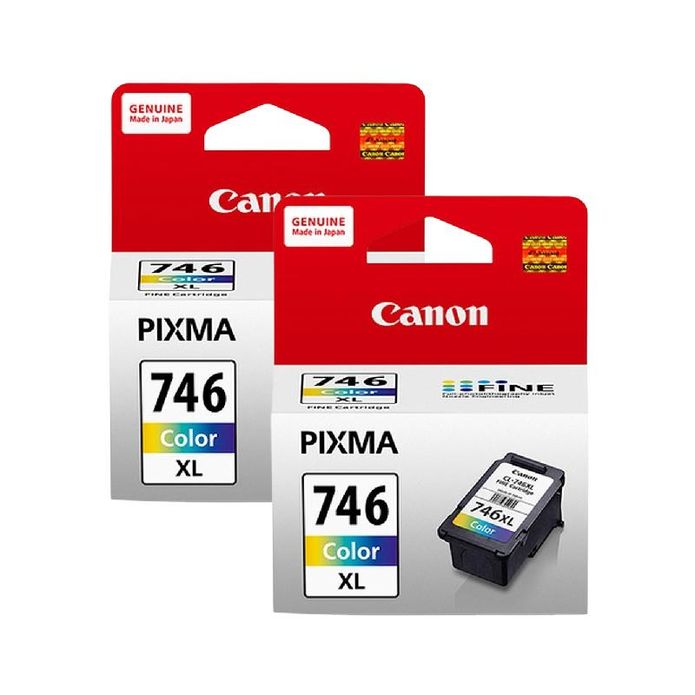 【Canon】CL-746XL原廠彩色高容量墨匣2入組(適用3370 2470)