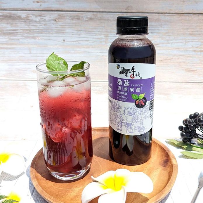 【老農手摘】桑葚濃縮果醋500ml 飲用醋 桑葚 桑葚汁 果汁 水果醋