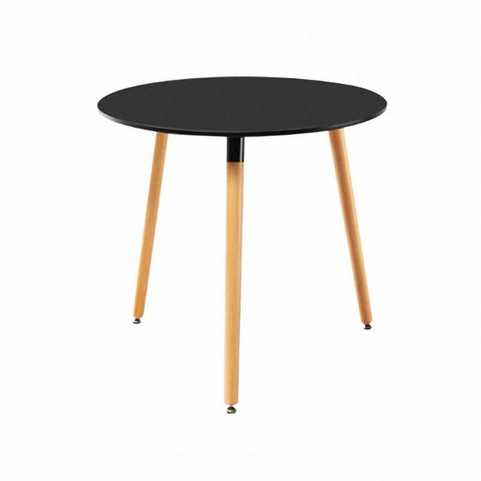 【E-home】Mia米亞圓形三腳餐桌-80cm