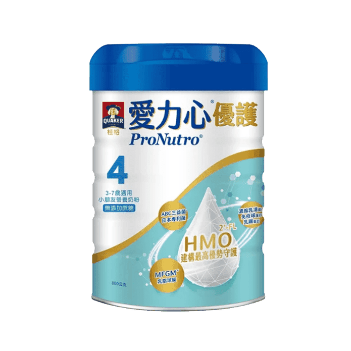 【桂格】愛力心優護 小朋友營養奶粉800g/罐 (4號 3-7歲幼童適用)