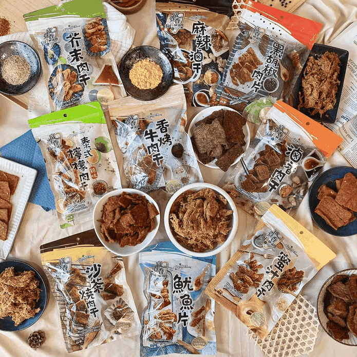 【富貴香】非基改素食肉乾 素魷魚片 素肉片 素肉乾 肉乾 滷肉乾 沙茶燒肉乾