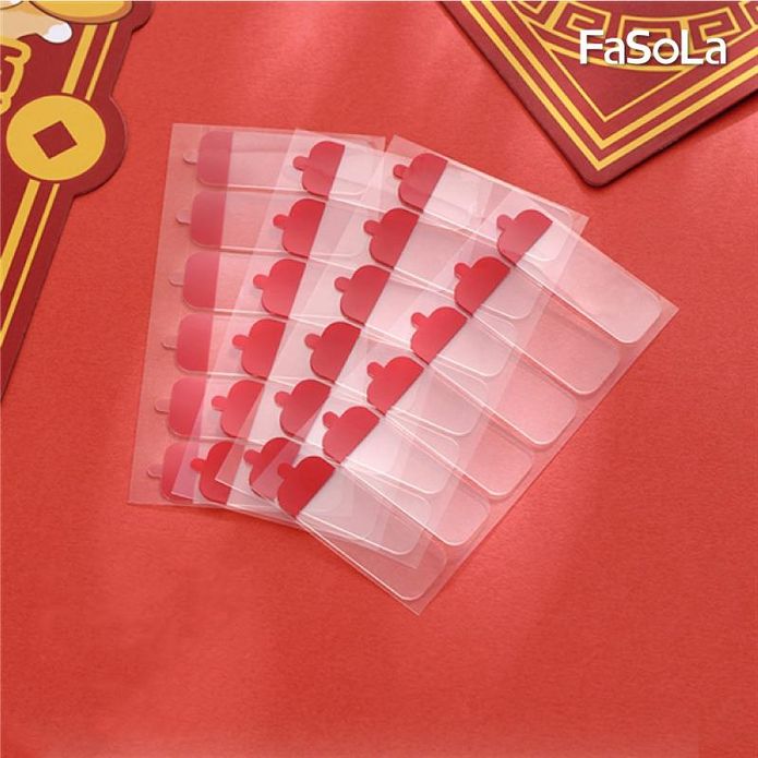 【FaSoLa】多用途透明易撕無痕雙面膠貼60片