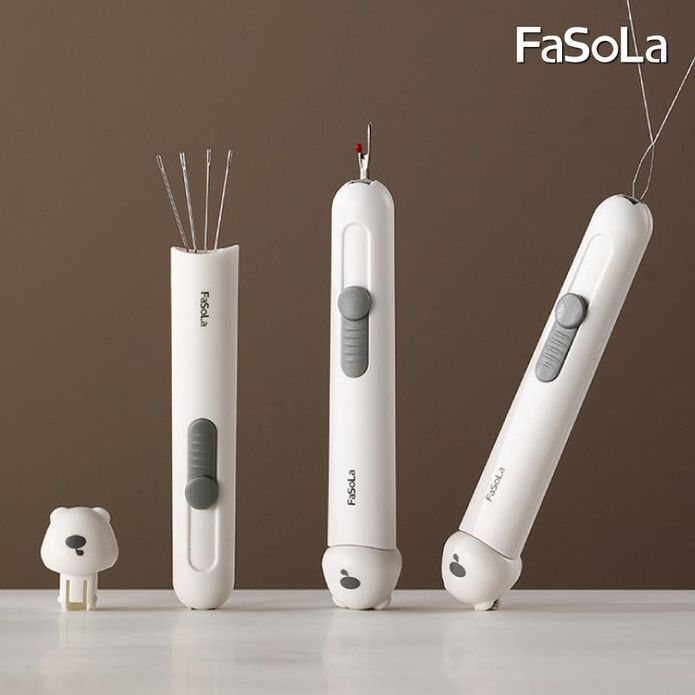 【FaSoLa】多功能二合一穿針線／拆線器 縫針收納 穿針器 引線器