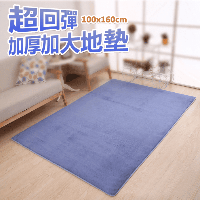 超回彈加厚加大地墊160x100cm 地毯 珊瑚絨地墊 珊瑚絨地毯 加絨地墊