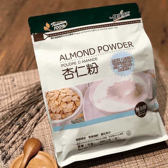 【健康時代】原豆研磨杏仁粉500g 沖泡穀物 養生杏仁粉