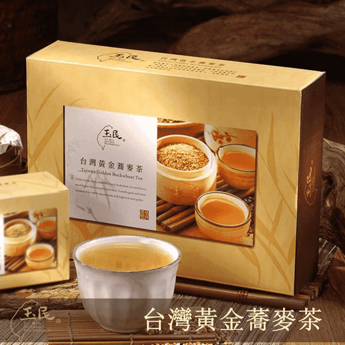 【玉民】臺灣100%黃金蕎麥茶禮盒 (7gx40入) 無咖啡因 茶飲 早餐