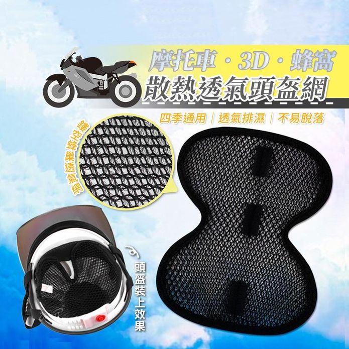 摩托車3D蜂窩散熱透氣頭盔網