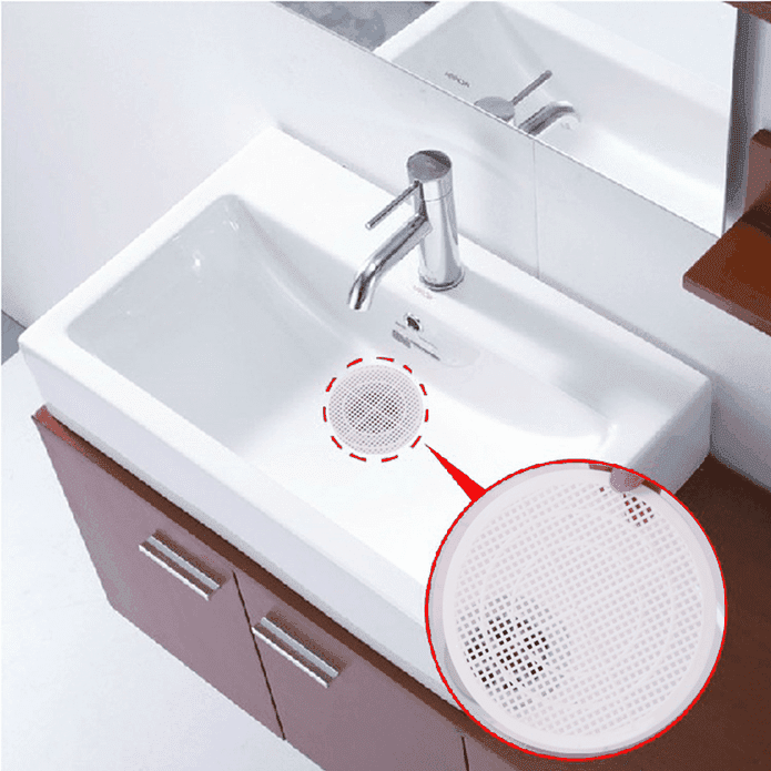 日式可剪裁浴室排水口過濾網 細孔排水孔過濾網