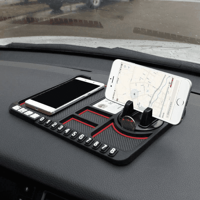【LISM】汽車手機支架多功能防滑置物墊(8／10吋) 多色可選