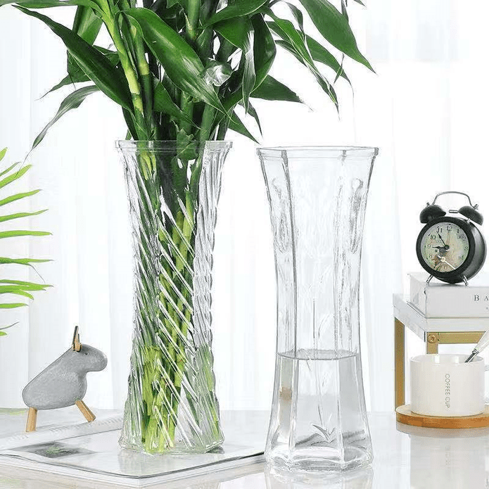 特大號家用加厚玻璃透明花瓶 多款可選
