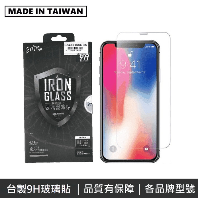 台灣製非滿版玻璃保護貼