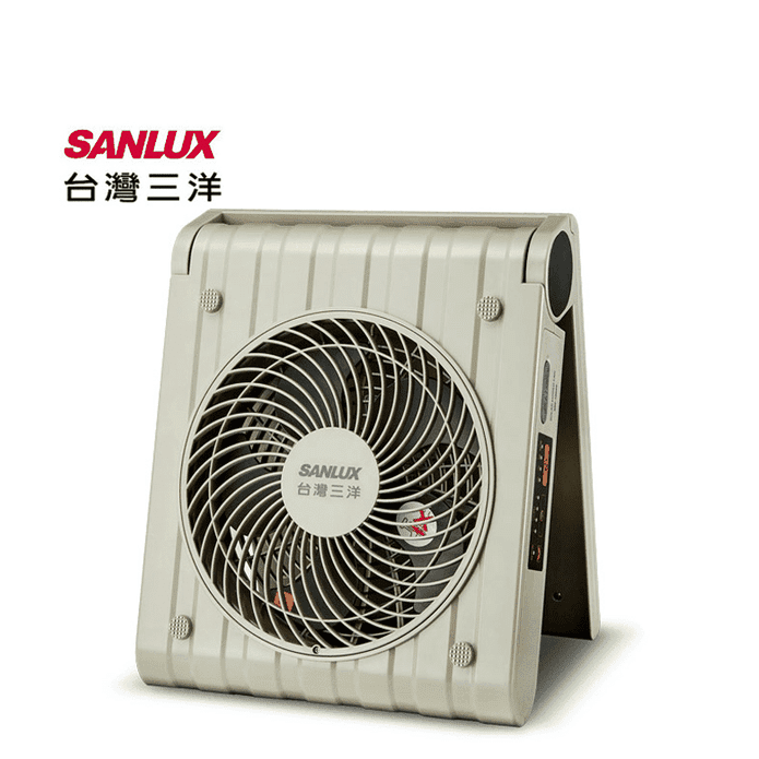 【SANLUX三洋】10吋DC太陽能充電式行動風扇 SBF-10DSE