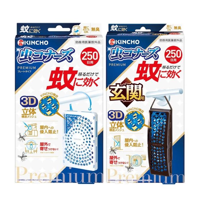 【KINCHO 金鳥】室內外防蚊掛片250日 (一般用/玄關用)