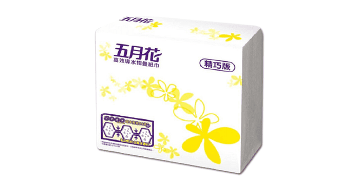 五月花高效導水摺疊紙巾