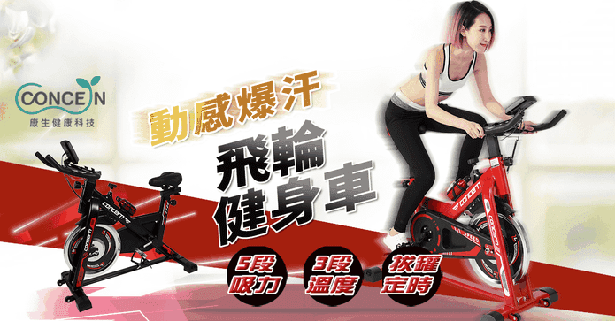 康生爆汗動感飛輪健身車