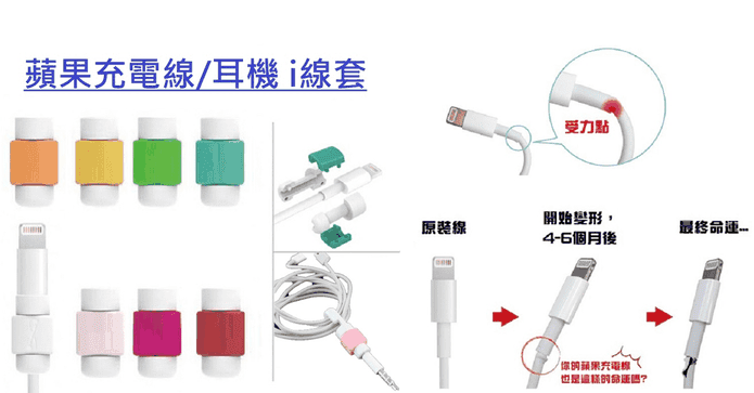 iPhone蘋果充電線線套