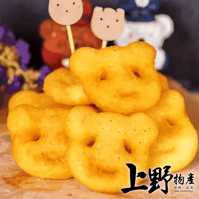 上野物產泰迪熊薯餅200g