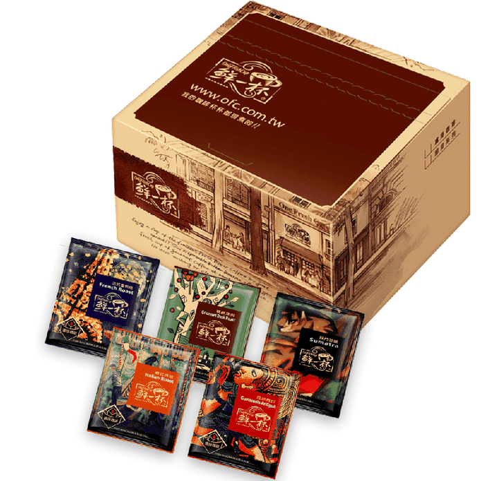 【鮮一杯】濾掛咖啡綜合50入分享盒(9gX50入) 濾掛式咖啡 珈琲 掛耳