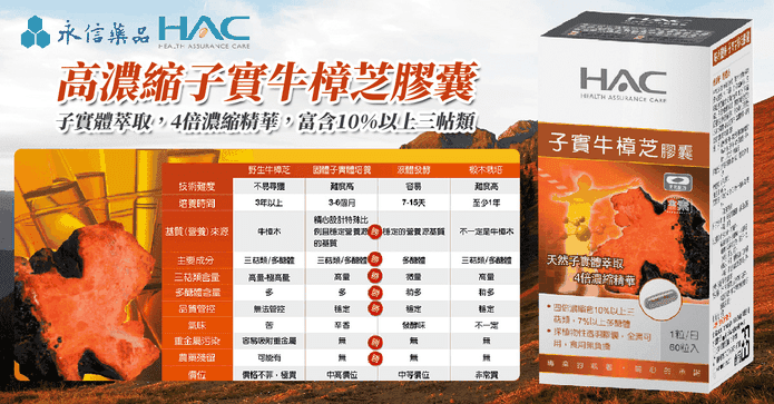 高濃縮子實牛樟芝膠囊