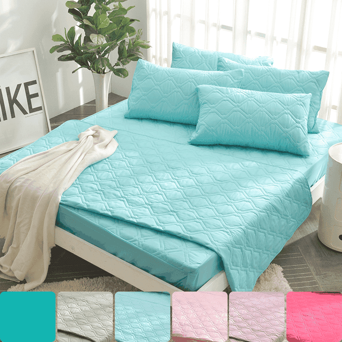 【Ania Casa】MIT炫彩床包式保潔墊 多款規格/顏色可選