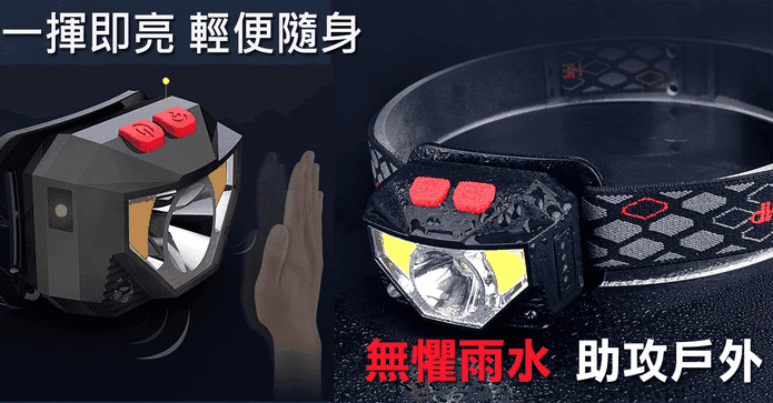 多功能五段式高效能頭燈