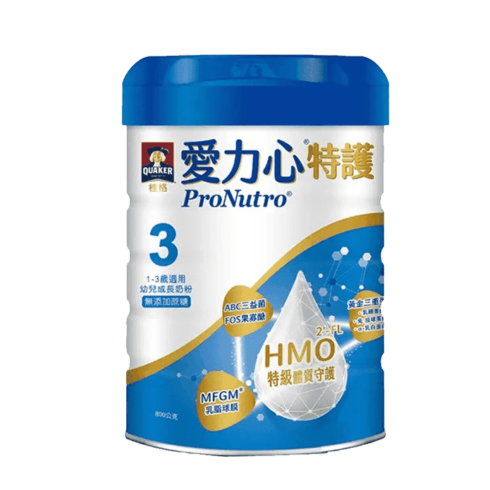 【桂格】愛力心特護 幼兒成長奶粉800g/罐 3號 1-3歲適用 無新增蔗糖