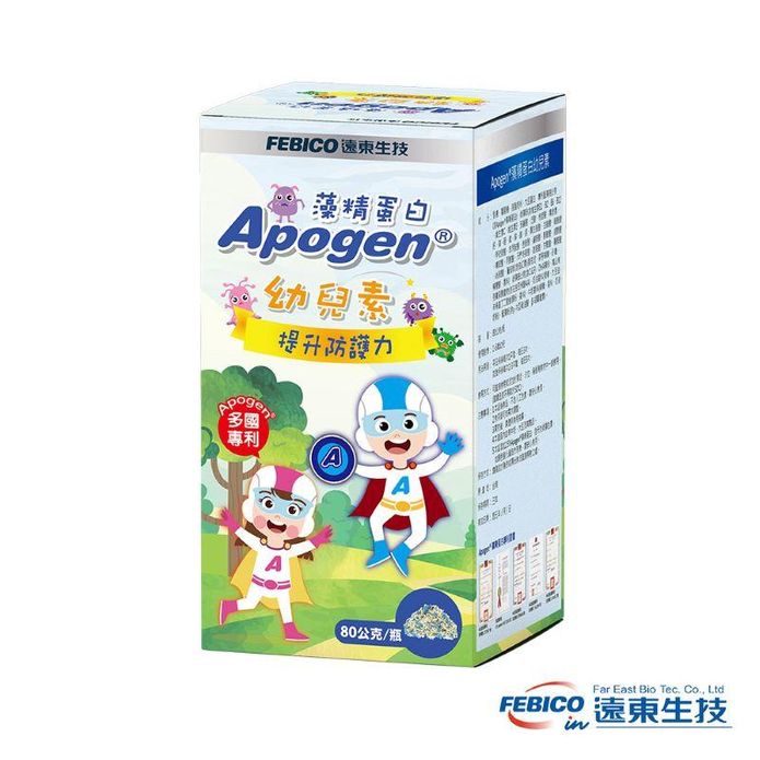 【遠東生技】Apogen藻精蛋白幼兒素 80公克/瓶
