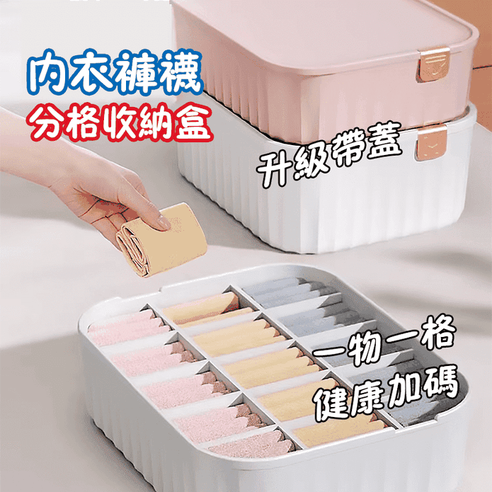 標籤款內衣褲襪收納盒