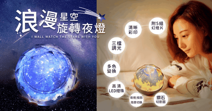 聖誕交換禮物浪漫星空燈