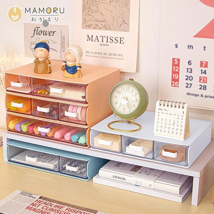 【MAMORU】桌面分隔可疊抽屜收納盒