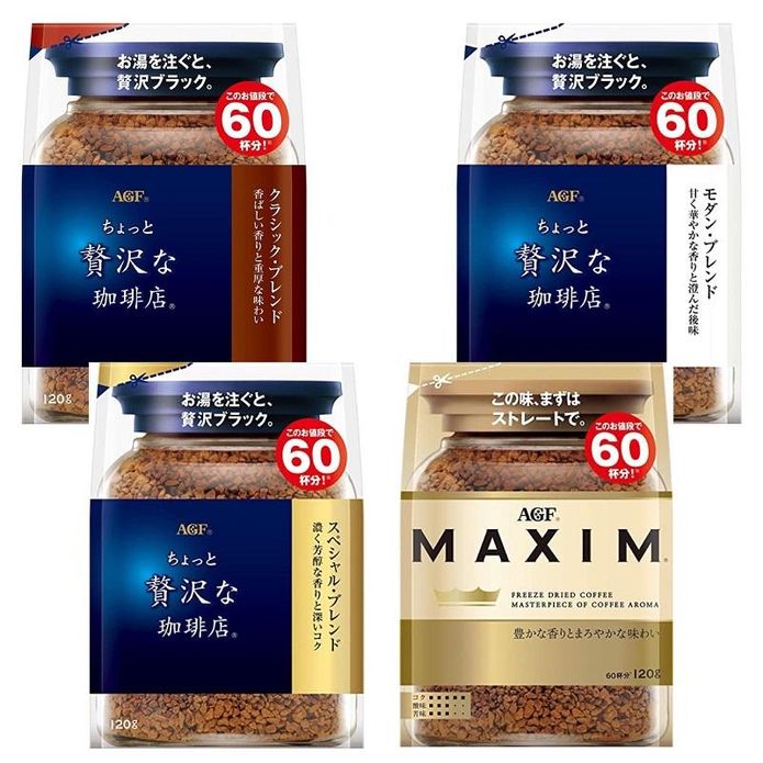 AGF MAXIM/贅澤珈琲即溶咖啡補充包-120g/170g