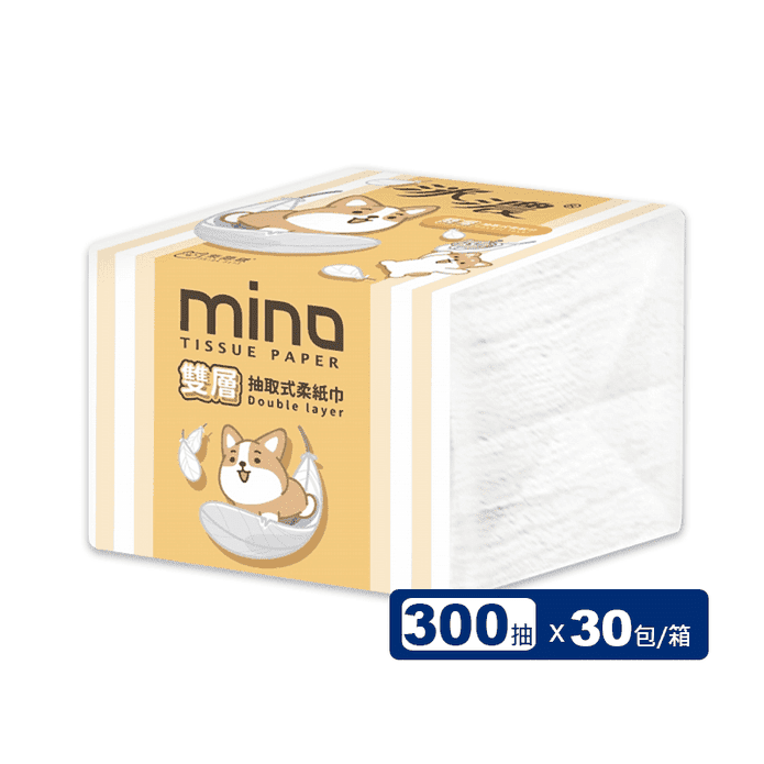 【洣濃】柴語錄單抽式柔拭紙巾(300抽x30包/箱)