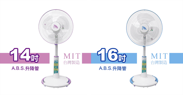 聯統強力電風扇14 16吋