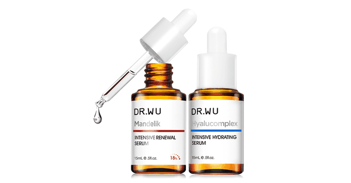 DR.WU 保濕煥膚雙精華組
