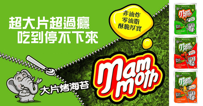 泰國mm象大片爽脆烤海苔
