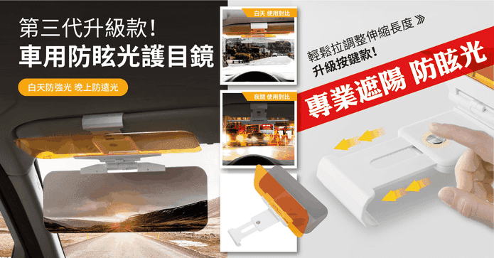 第三代車用防眩光護目鏡