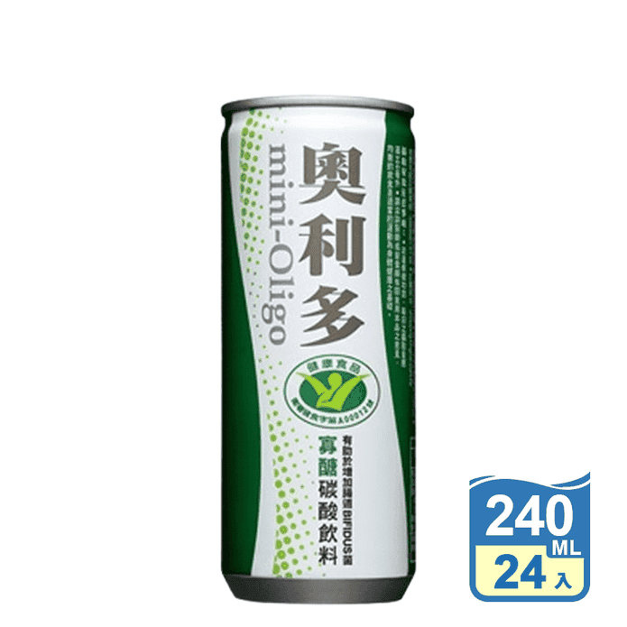 【金車】奧利多碳酸飲料240ml (24入/箱)
